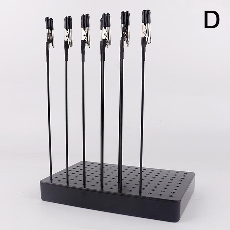 Model Painting Stand Base Holder With 10 Magnetic Alligator Clips Sticks Set Flexible Modeling Tools For Airbrush Model Crafting