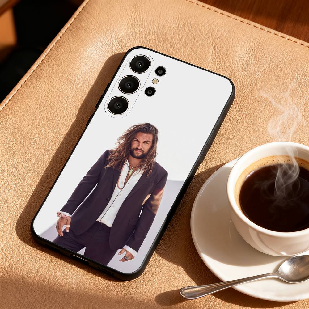 

Actor J-Jason M-Momoa American Phone Case For Samsung S26,S25,S24,S21,S22,S23,S30,Ultra,S20,FE,Lite,10,9,Black Cover Samsung S24ULTRA