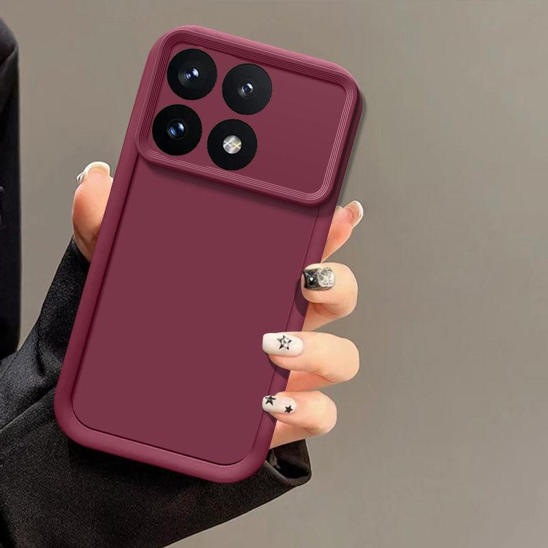 

Чехол для Xiaomi Poco F6 Pro Чехол для телефона Xiaomi Poco F6 Pro Полный пакет Матовый Защитный Мягкий Чехол против падений For Poco F6 Pro