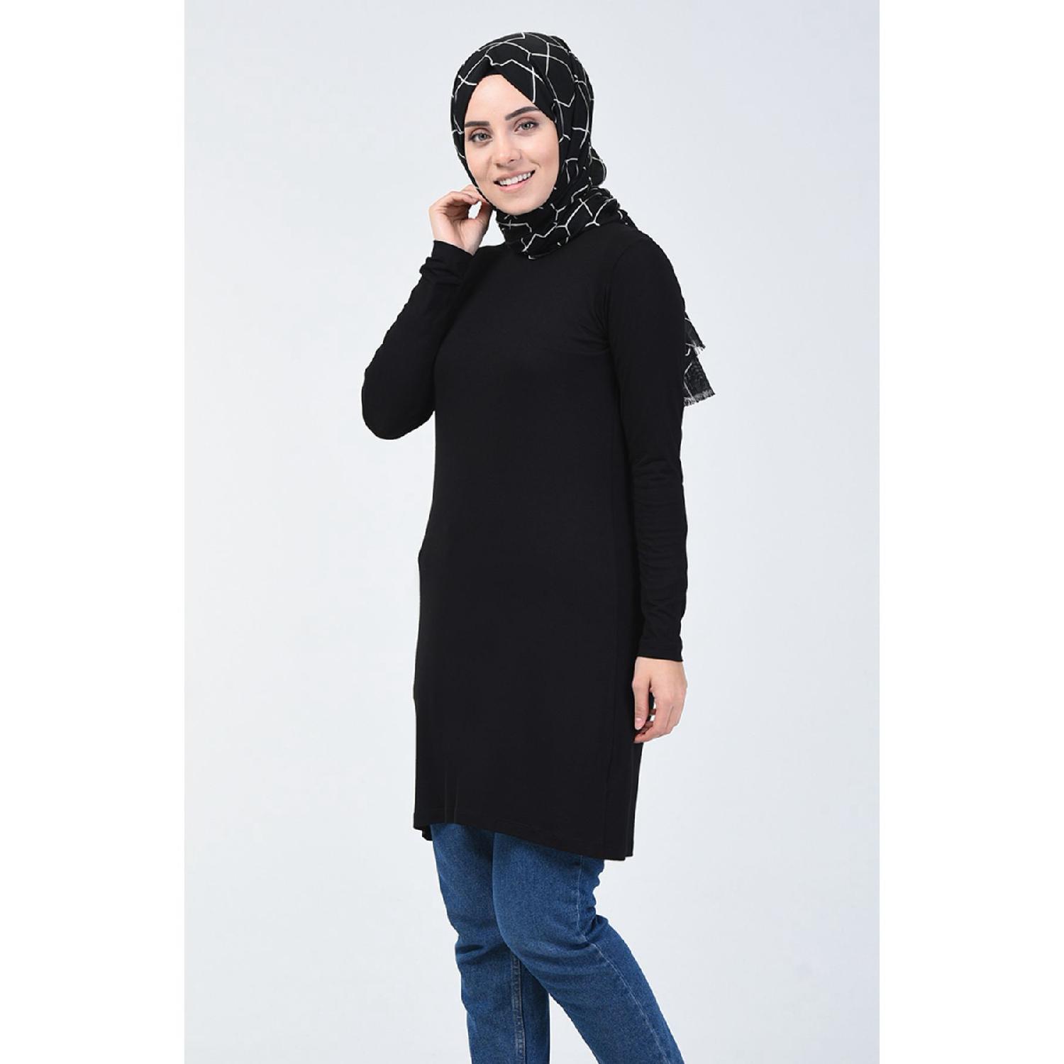 

Combed Cotton Tunic 10645-03 Black S чорний