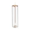 Upside Down Metal Incense Holder with Glass Container | Anti-Ash Aromatherapy Burner | Home & Club Decor