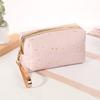 Women Star Decoration Cosmetic Bag Soft Make Up Storage Bag Travel Makeup Toiletry Package Bag Organizer Pouch Case