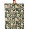 Romantic Rose Floral Blanket For Valentine's Day Gift Soft Flower Fleece Blanket for Bed Sofa Couch Chair Outdoor Travel Camping