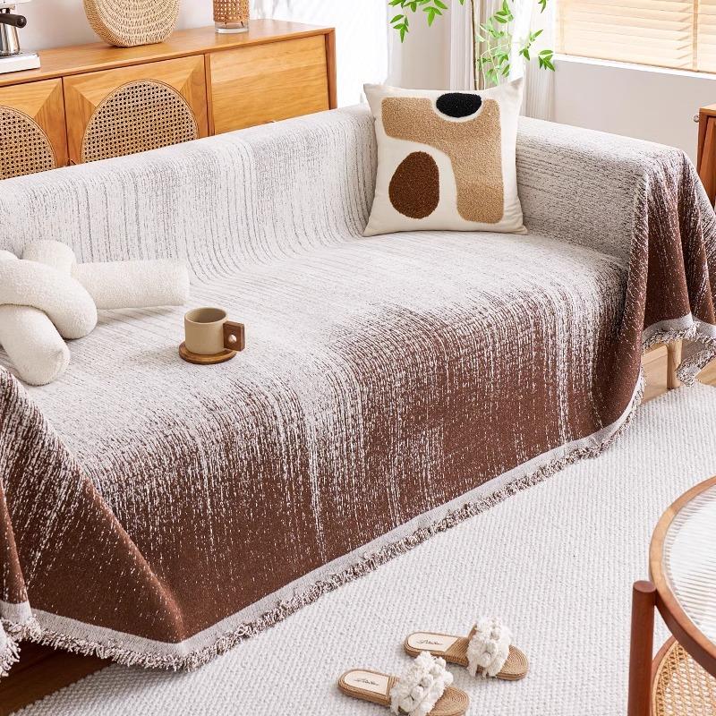 

Преміальний чохол на диван 2025 новий чотирисезонний універсальний шениловий диванний рушник всеохоплюючий універсальний чохол захист від подряпин котів 180*230cm