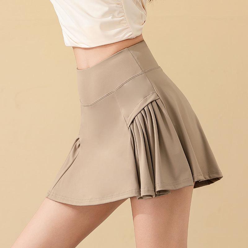 

Женский летний быстросохнущий спортивный набор для бадминтона и тенниса: Свободная повседневная юбка для бега, йоги и фитнеса XL