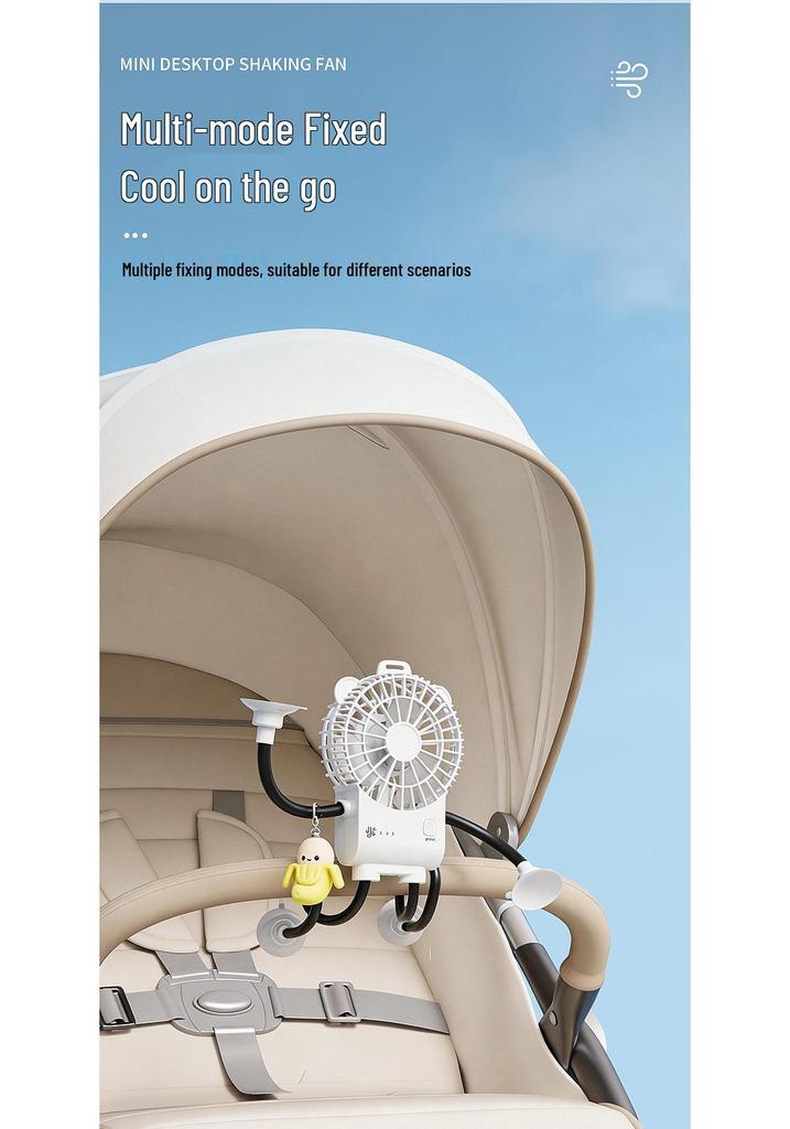 Octopus Suction Cup USB Mini Fan: Quiet, Portable, Universal for Desktop and Kitchen.