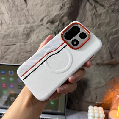 Case for OnePlus 15 15R 13T 13S 13R Ace 6 6T 5 Pro Luxury Leather Magnetic Wireless Charging Shockproof Bumper Cover Funda