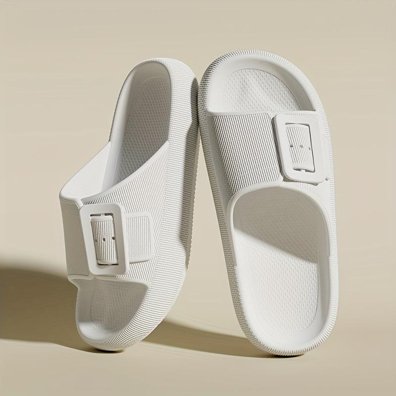 Women S Stylish White EVA Slide Sandals - Breathable Open-Toe Design Comfortable Flat Sole for Indoor Outdoor Use Perfect for Beach or Casual Wear 35-36 белый 1498₽