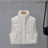 Winter Women's Loose Versatile Vest Vest Stand-up Collar Down Cotton Vest Windproof Korean Version Short