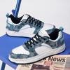Men's Casual Sports Shoes, Flat Spring and Autumn Breathable Board Shoes, Anti-slip Breathable Canvas Shoes, Large Size