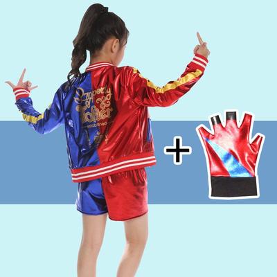 Harley Quinn & Joker Girl Cosplay Kostüm Set für Kinder