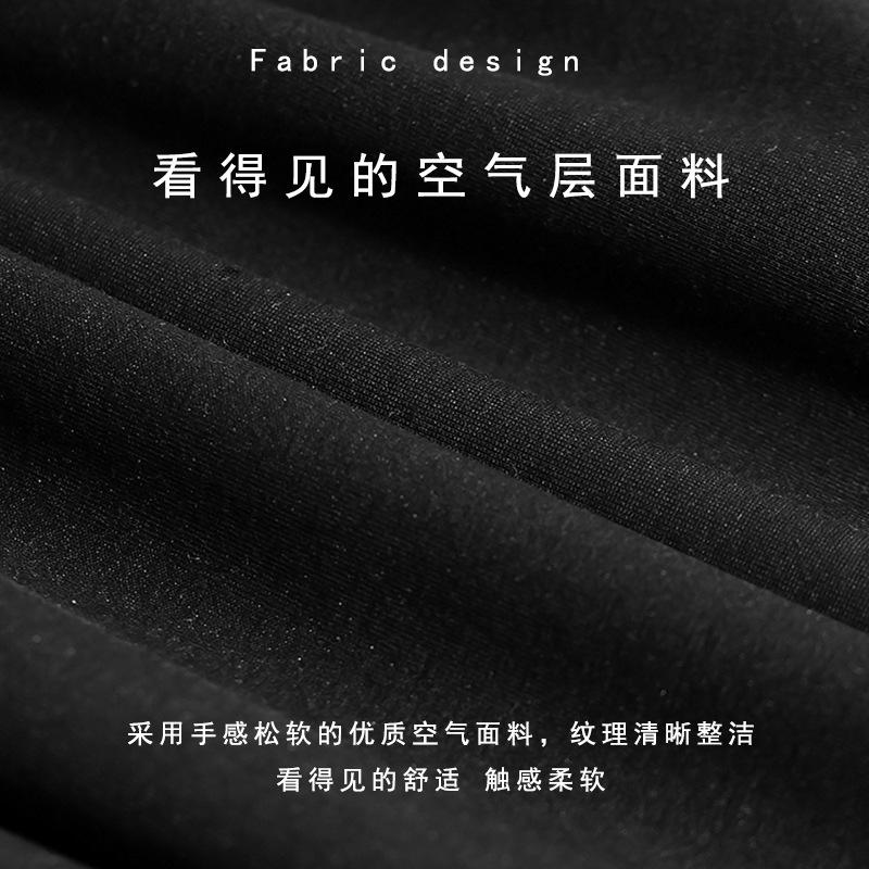 Square collar fishbone pinched waist small black dress summer dress women's waist small fat and thin spring and summer Hepburn dress