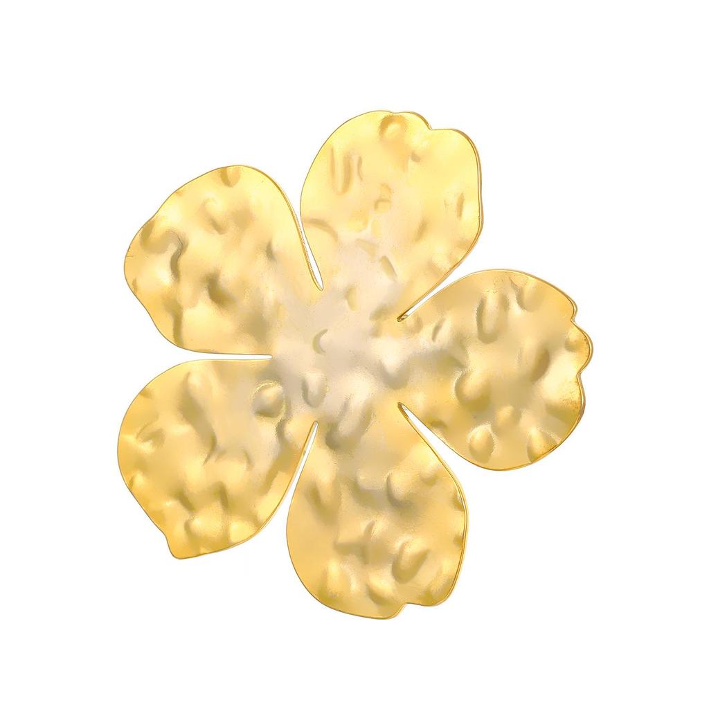 High-End Edelstahl Blumen- & Seestern Offener Ring für Damen