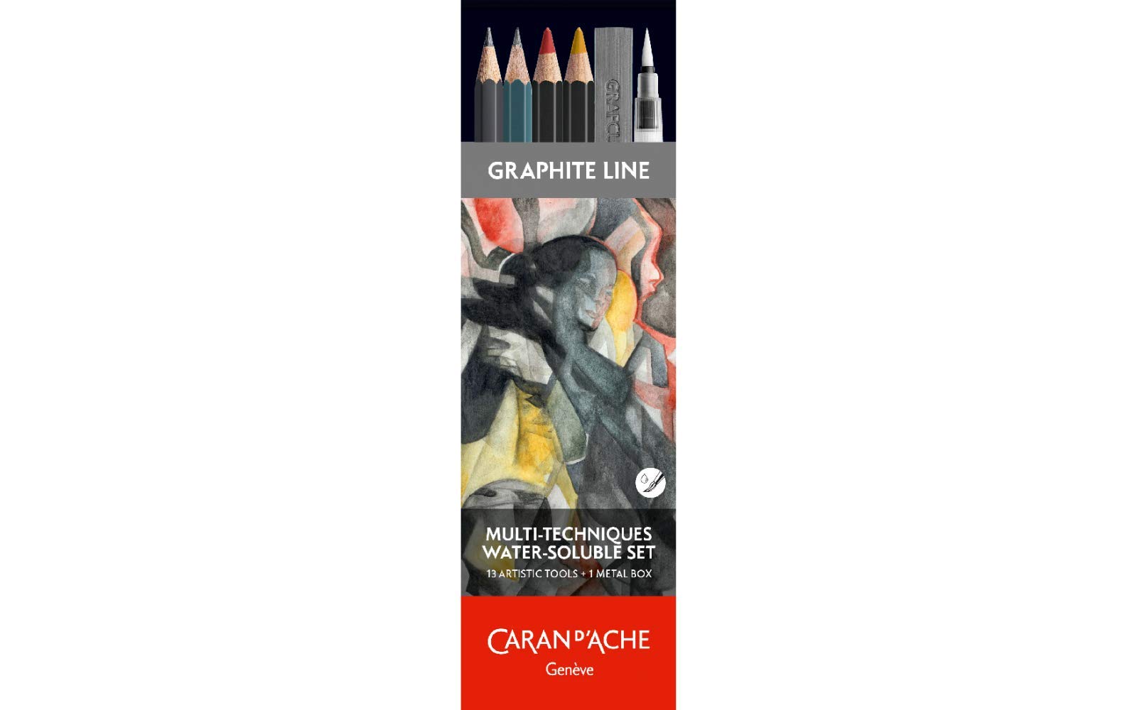 

Caran Graphite Line Water Soluble Set d Ache 0779-313 Multi-Technique