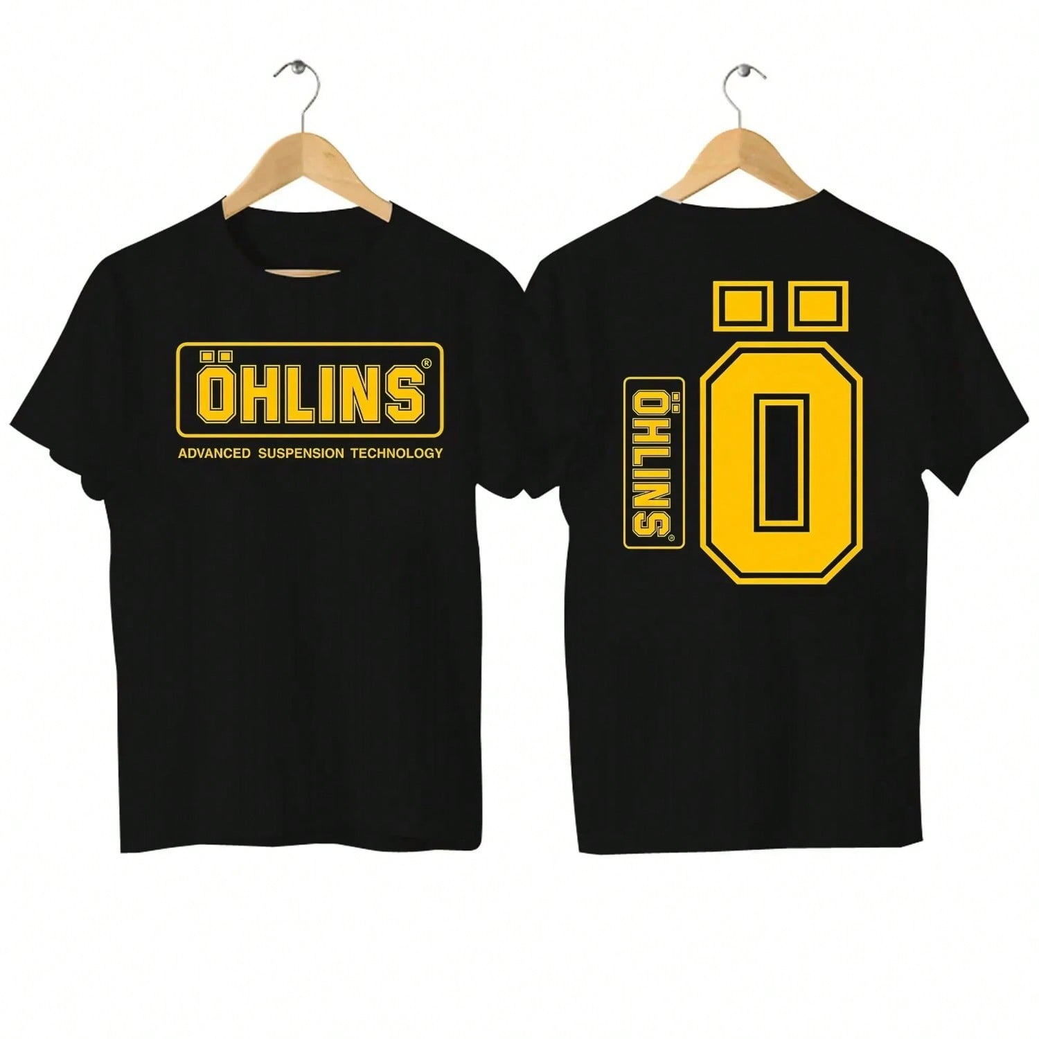 Summer   Tshirt Amazing Tees  Ohlins Shock Suspension Car Motorcycle Sport Racing T Shirt Oversized T-Shirt Kids Tops S разноцветный