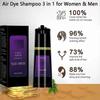 Hair Dye Shampoo, Polar Hair Care 3 In 1 Instant Hair Dye Shampoo, Natural Hair Dye Shampoo for Women Men, Hair Color Shampoo for All Hair Types 200ML