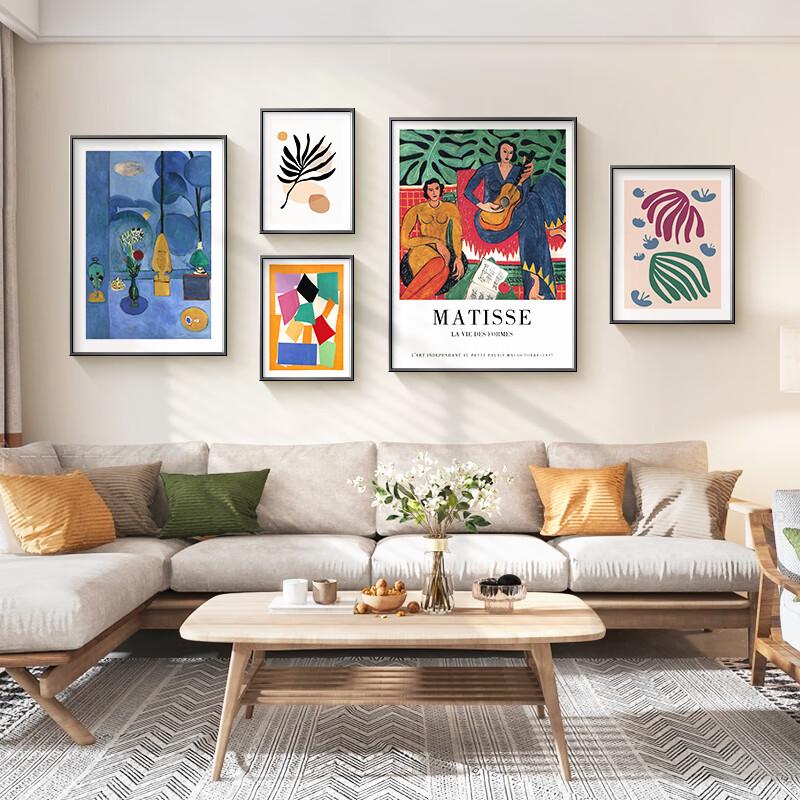 Retro Style Living Room Decorative Painting