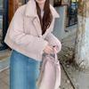 Cotton Corduroy Jacket Winter New Short Style Thickened Student Cotton Jacket for Women