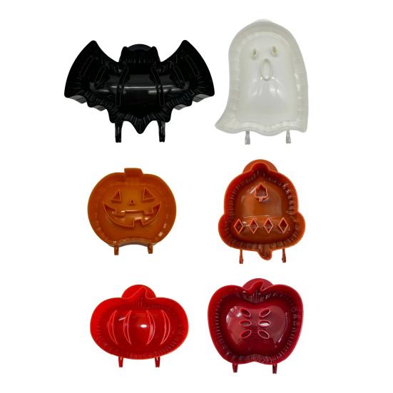 Yousheng Dough Press Pocket Pie Mold Holiday Pumpkin Ghost Bat Fruit Shape Cookie Mold Party Hand Pie Cutter Pudding Cake Decoration