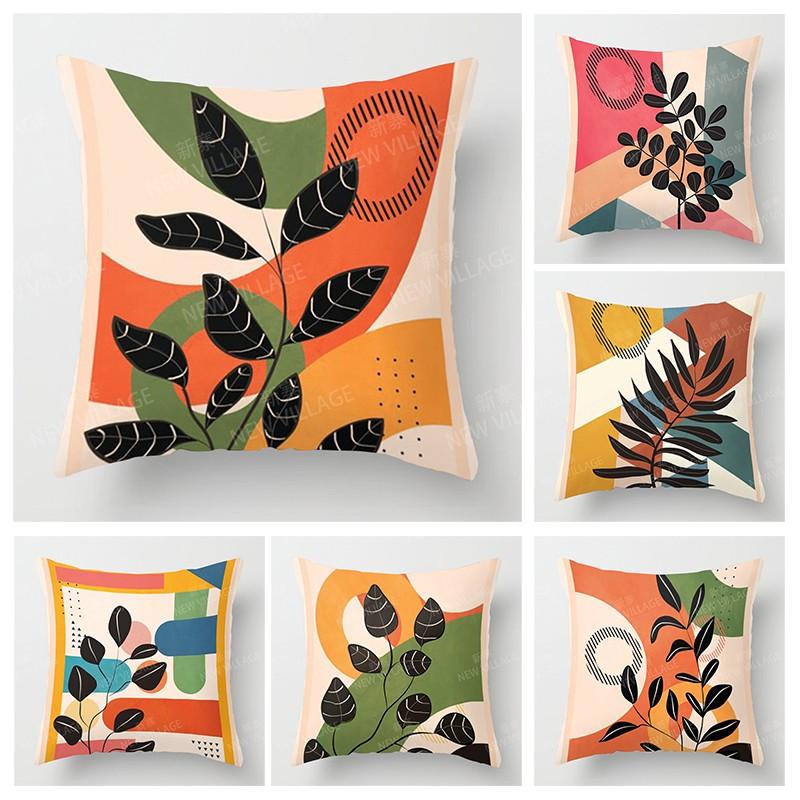 Nordic fall home decor autumn throw pillow cover sofa Cushion cover modern 45x45cm 45*45 50x50 60x60 35*35 morandi abstract boho