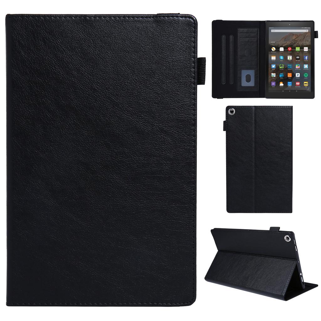 For Amazon Fire HD 10 (2015)/(2019)/(2017) Case Card Slots Shockproof Tablet Leather Flip Cover