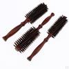 Dryer & Curling Roll Styling Hairbrush with Wood Handle Used While Blow Drying, /Snag/Frizz ,