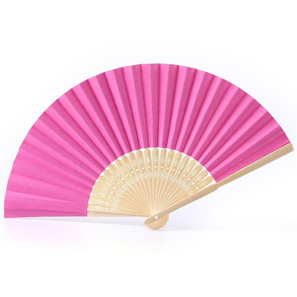 Practice Calligraphy painting fan Paper folding fan Hand-held fan for Wedding ceremony Outdoor activities Summer fashion
