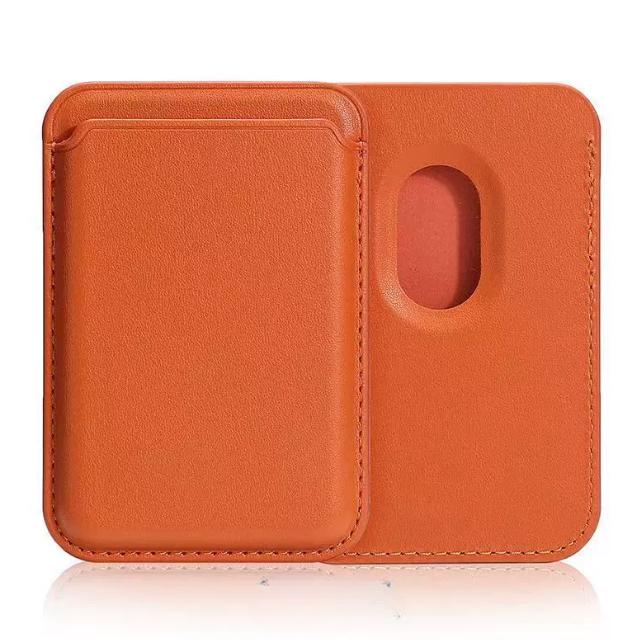 PU Custom Logo Color Magnet Magnetic TPU Case for iPhone 14 15 16 Pro Max Strong Magnetic Phone Wallet ID Credit Card Holder