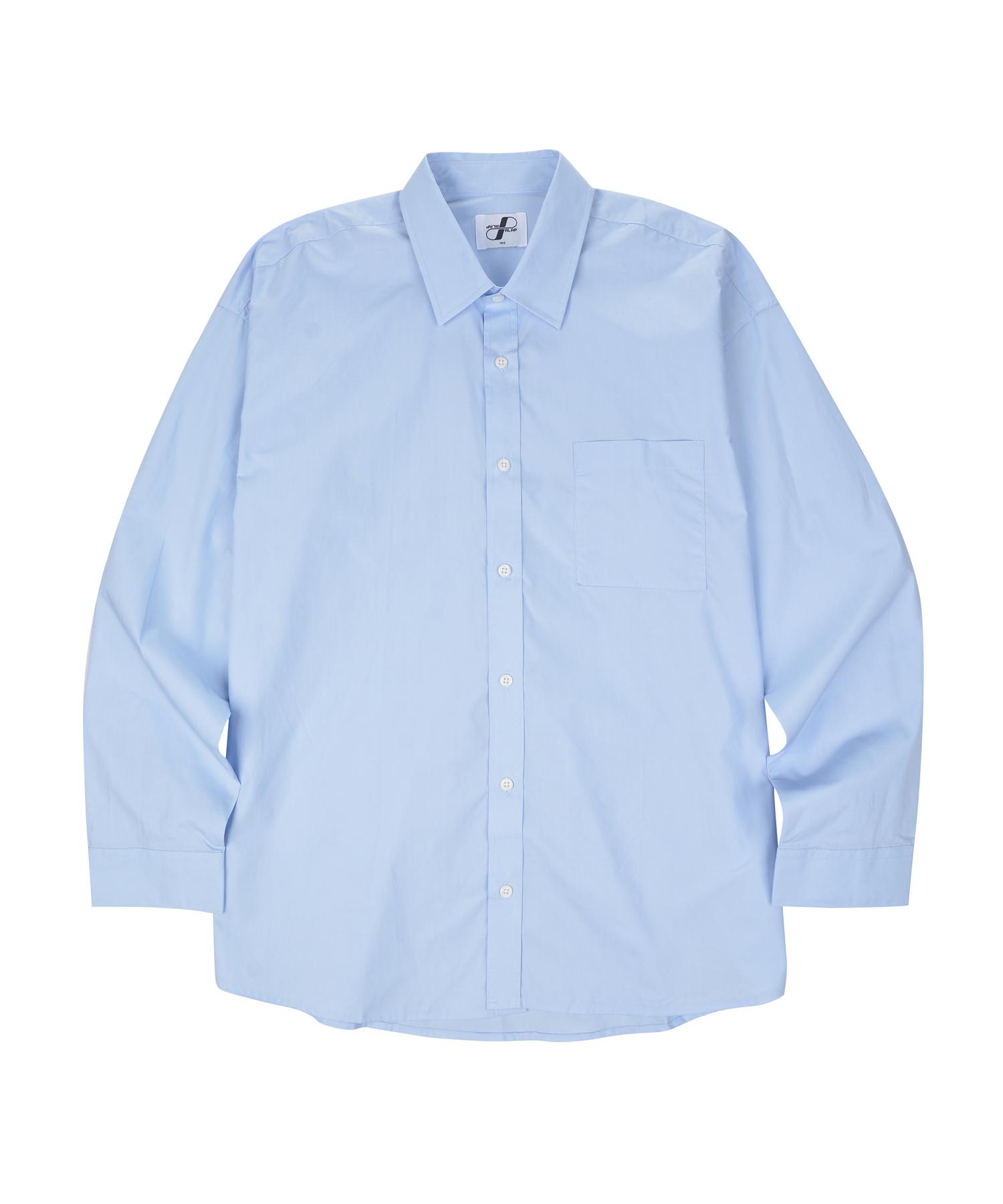 Pal Lab Unisex 60-Count High-Density Bio-Washed Oversized Shirt_Pl25S3Sh055_Sbl Sbl/110
