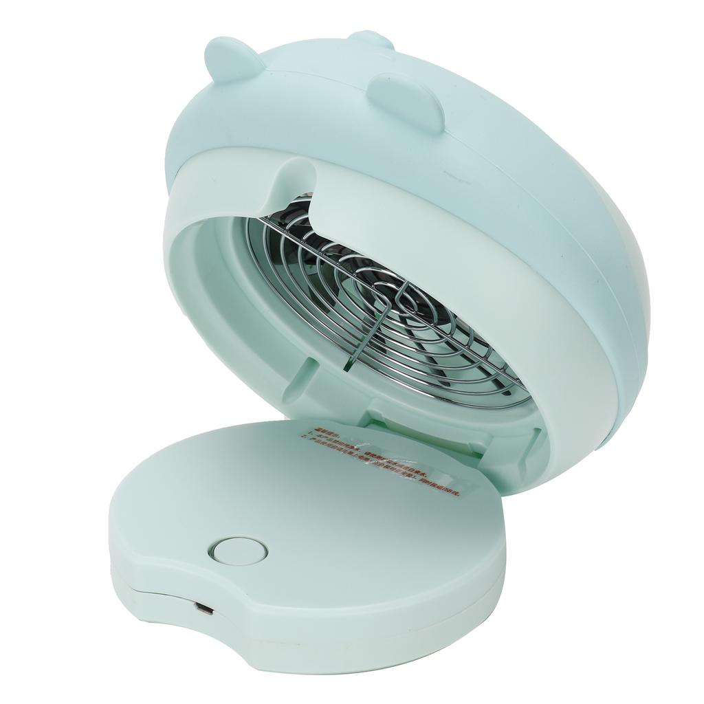 Cute Desktop Mini Fan Portable Humidifying Mist Spray Fan for Home Office SuppliesBlue Bear