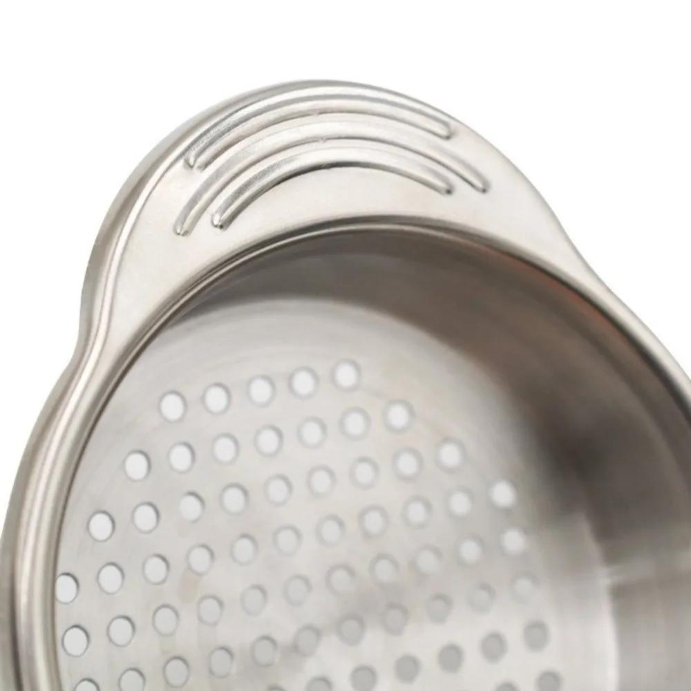 Kitchen Accessories Stainless Steel Food Can Strainer Non-slip Multipurpose Oil Drainer Remover Tuna Press Lids Kitchen
