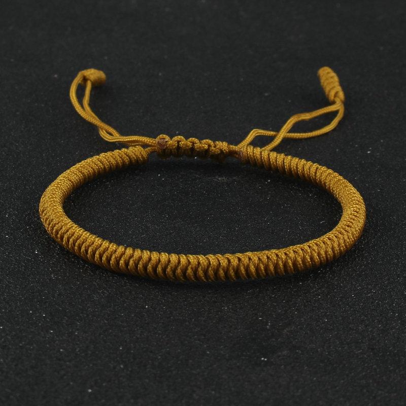 Tibetan Buddhist Bracelet Lucky Handmade Braided Adjustable King Kong Knot Red Thread Charm Bracelets for Women Men Couple Lover