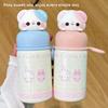 Girls Niche Simple Pocket Thermos Cup Junior High School Student Rabbit Print Commuting To School Portable Thermos Cup