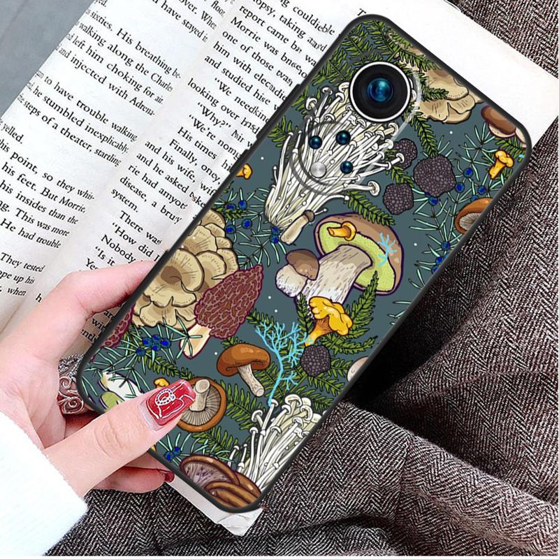 

Wild Forest Mushroom Case For Honor Magic 5 Lite 6 Pro 50 70 90 Honor X8b X9b X6 X7 X8 X9 X6a X7a X8a X9a Cover Honor Magic6 Lite