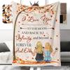 Envelope-style Letter Writing Digital-printed Polyester Bedroom Velvet Flannel Soft Sofa Cover Blanket Fleece Soft Sofa Cover
