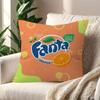 Fanta Logo New Personalized Pillow Cover Kids Bedroom Wild Party Decor Pillowcase Kid Birthday Shower Gift