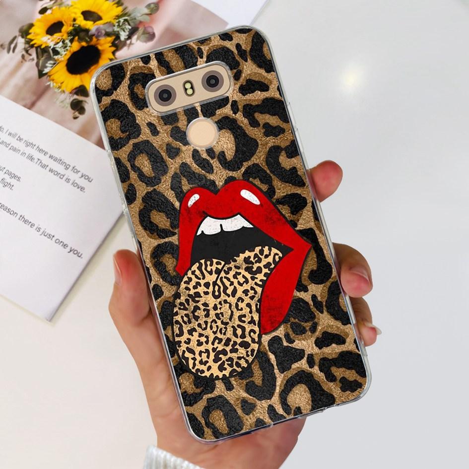 For LG G6 Plus Case LGM-G600K Phone Cases Popular Flower Soft Silicone Clear Protective Shell For LG G6 G 6 LG6 LGG6+ Back Cover