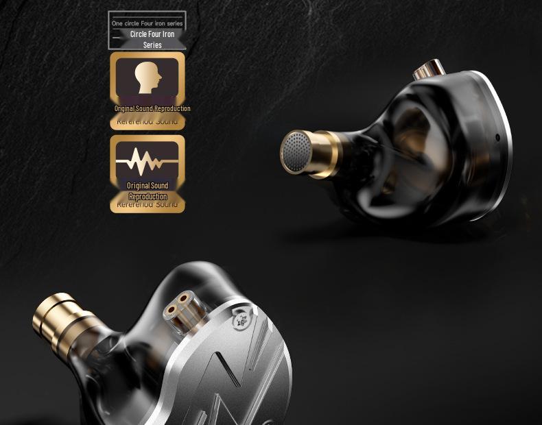 Zeus HIFI Gaming Earphones: In-ear & Over-ear, 1 Dynamic Driver, 4 Balanced Armature Drivers