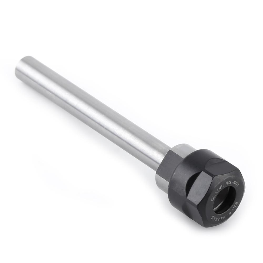 C12-ER16-100L Collet Chuck Holder Straight Shank 100mm Length ER16 Collet Chuck ER16 Collet 12mm Rod Diameter