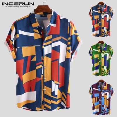 Hawaiian Shirts for Men Casual Vintage Classic Print Daily Vacation Shirt
