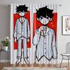 Living Room Space Lightblocking Drape Sheer for Bedroom Home Interior Draperies 2 Panels Divider Covers Child for Omori Cooking Room Draperies