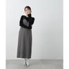 N Natural Beauty Wave Sleeve Knit Black Basic Women's Sweater,