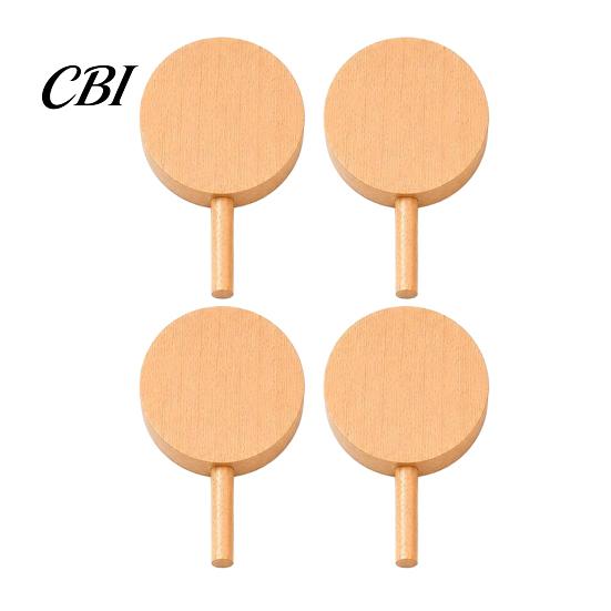 DIY Craft Stick Unfinished Wood Popsicle, Summer Ice Cream Shaped Wooden Popsicles Paint for Projects Home Decoration Supplies