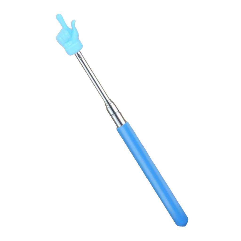 Retractable Teaching Pointers Flexibility Stainless Steel Children Finger Reading Stick Point