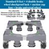 Universal Base Washing Machine Stand Lifting Fridge Base Multi-functional Adjustable Base for Dryer Refrigerator Washing Machine