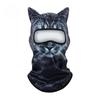 3D Animal Print Balaclava Mask Ice Silk Neck Gaiter Funny Full Face Mask  Winter Activities