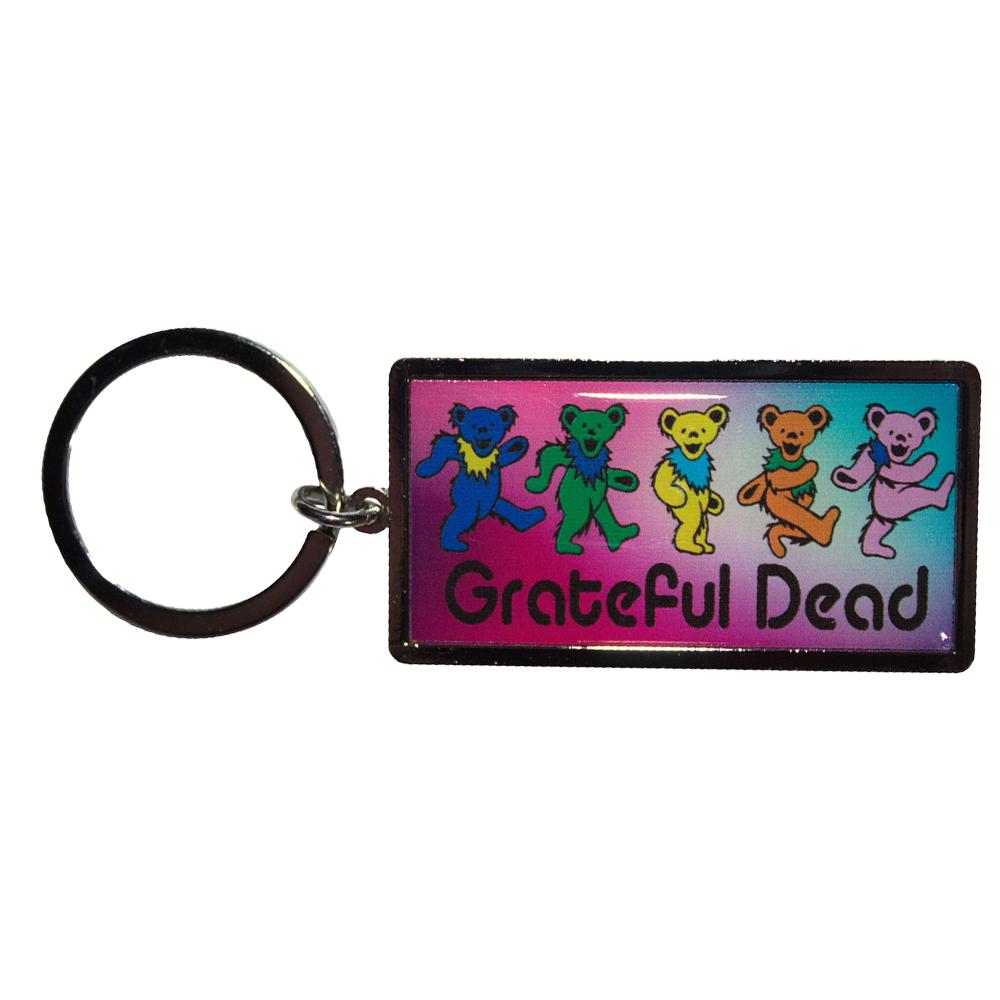 Grateful Dead Dancing Bears Keyring