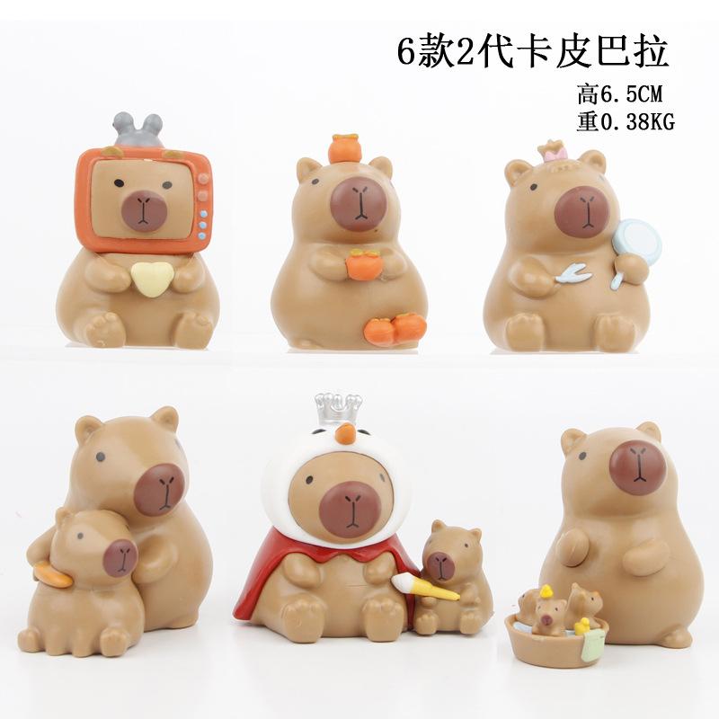 

Pvc Miniature Capybara Figures Animeinspired Collectibles Blind Box Set