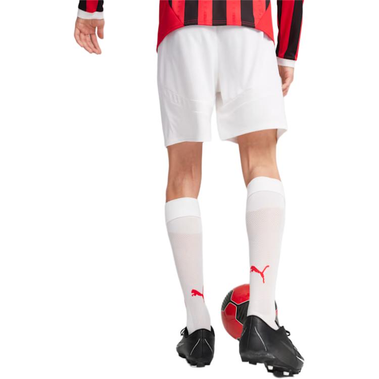 Puma AC Milan Series Comfortable Quick-Dry Outdoor Casual Loose-Fit Mid-Rise Sports Shorts Men Shorts White 775130-05