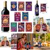 Diwali Decals Bottle Cultural Gala Event Decor Gift Wrapping Indian Festivals